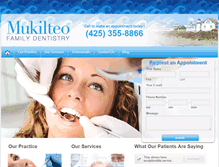 Tablet Screenshot of mukilteofamilydentistry.com